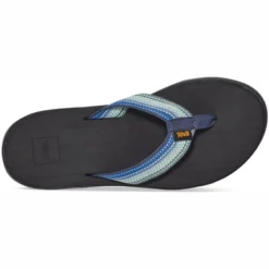 Tongues Teva Femme Voya Flip Antiguous Navy Multi -Teva 1019040 anml 5