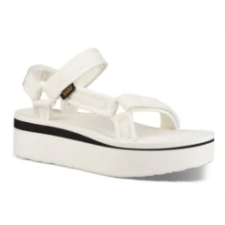 Sandales Teva Women Flatform Universal Mesh Print Bright White