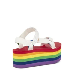 Sandale Teva Women Flatform Universal White Rainbow -Teva 1116376 WRBW 4