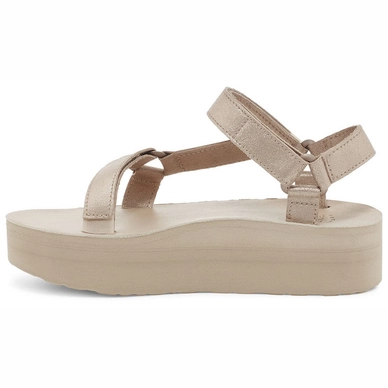 Sandales Teva Femme Flatform Universal Leather Metallic Champagne 3 Sandales Teva Femme Flatform Universal Leather Metallic Champagne – Image 3