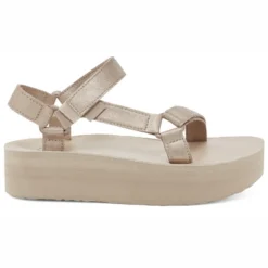 Sandales Teva Femme Flatform Universal Leather Metallic Champagne 12 Sandales Teva Femme Flatform Universal Leather Metallic Champagne -Teva 1118943 mtc