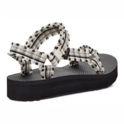 Sandales Teva Femme Midform Fray Frazier Blanc Noir -Teva 1118954 FWBL 4