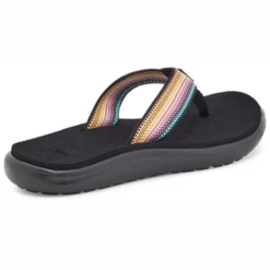 Tongs Teva Femme Voya Flip Antiguous Black Multi -Teva 281019040 ABML2928429