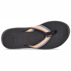 Tongs Teva Femme Voya Flip Antiguous Black Multi -Teva 281019040 ABML2928529