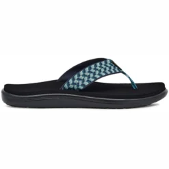 Tongs Teva Women Voya Flip Paint Tracks Blue