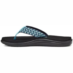Tongs Teva Women Voya Flip Paint Tracks Blue -Teva 281019040 PTSB2928329