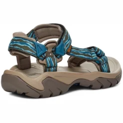 Sandales Teva Femme Terra Fi 5 Universal Foggy Mountain Blue Green -Teva 281099443 FMBG2928429