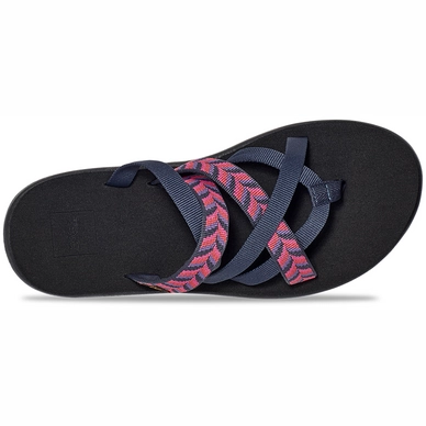 Tongues Teva Women Voya Zillesa Retro Geometric Navy 5 Tongues Teva Women Voya Zillesa Retro Geometric Navy – Image 5