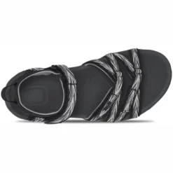 Sandales Teva Femme Tirra Palms Black White -Teva 4266 pbkw 5