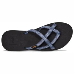 Tongs Teva Femme Olowahu Falls Bleu Indigo -Teva 6840 FBIN 5