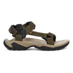Sandales Teva Homme Terra Fi 5 Universal Leather Dark Olive