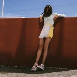 Sandales Teva Women Flatform Universal Mesh Print Bright White -Teva Teva S19 W 1102451 FlatformUniversalMesh BRWH 4504 SH